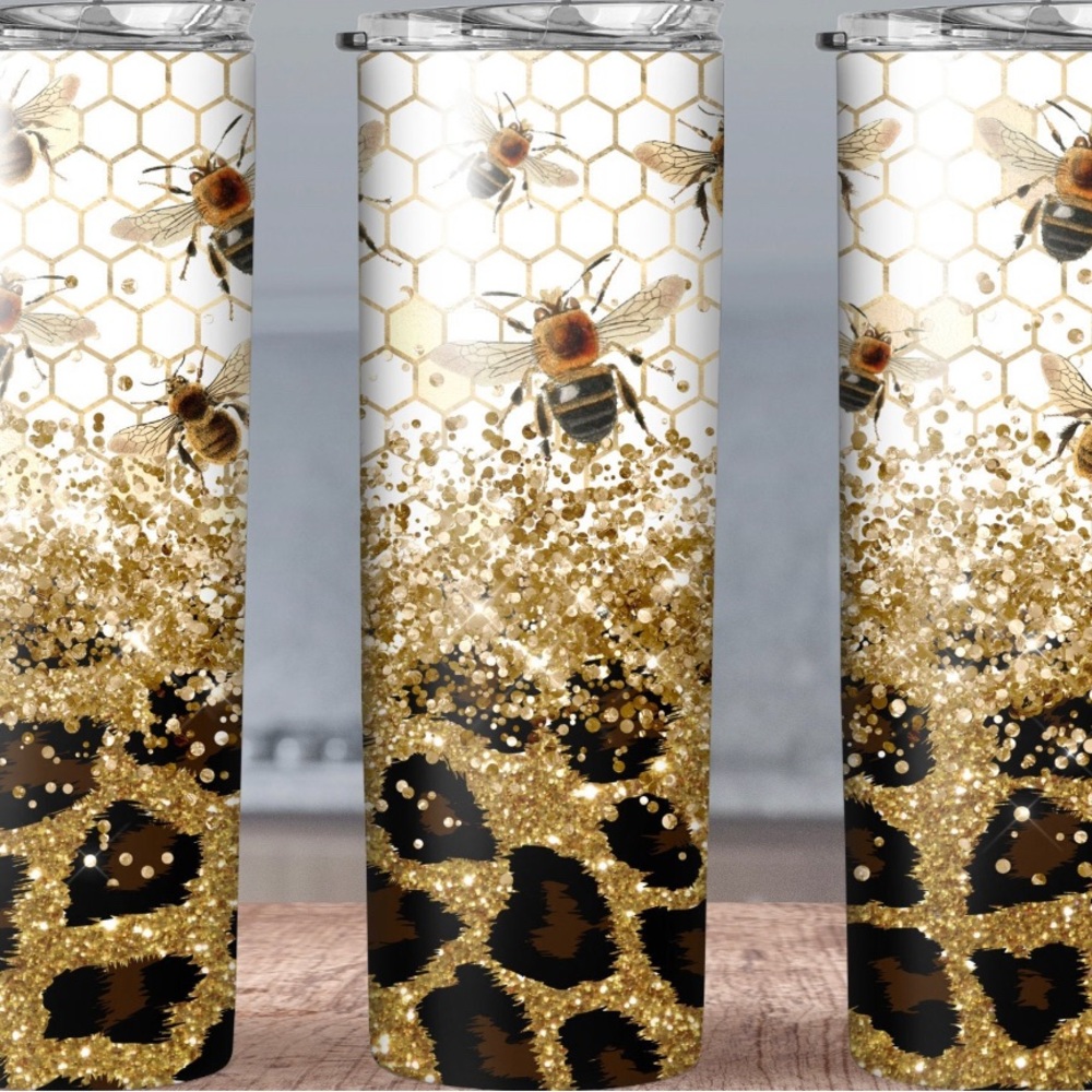 20oz beez tumbler - Picture 1 of 1